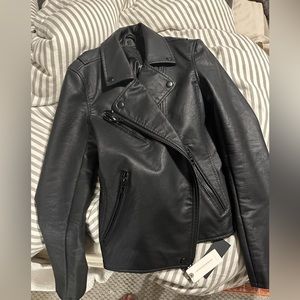 Anthropologie NWT Faux Leather Jacket